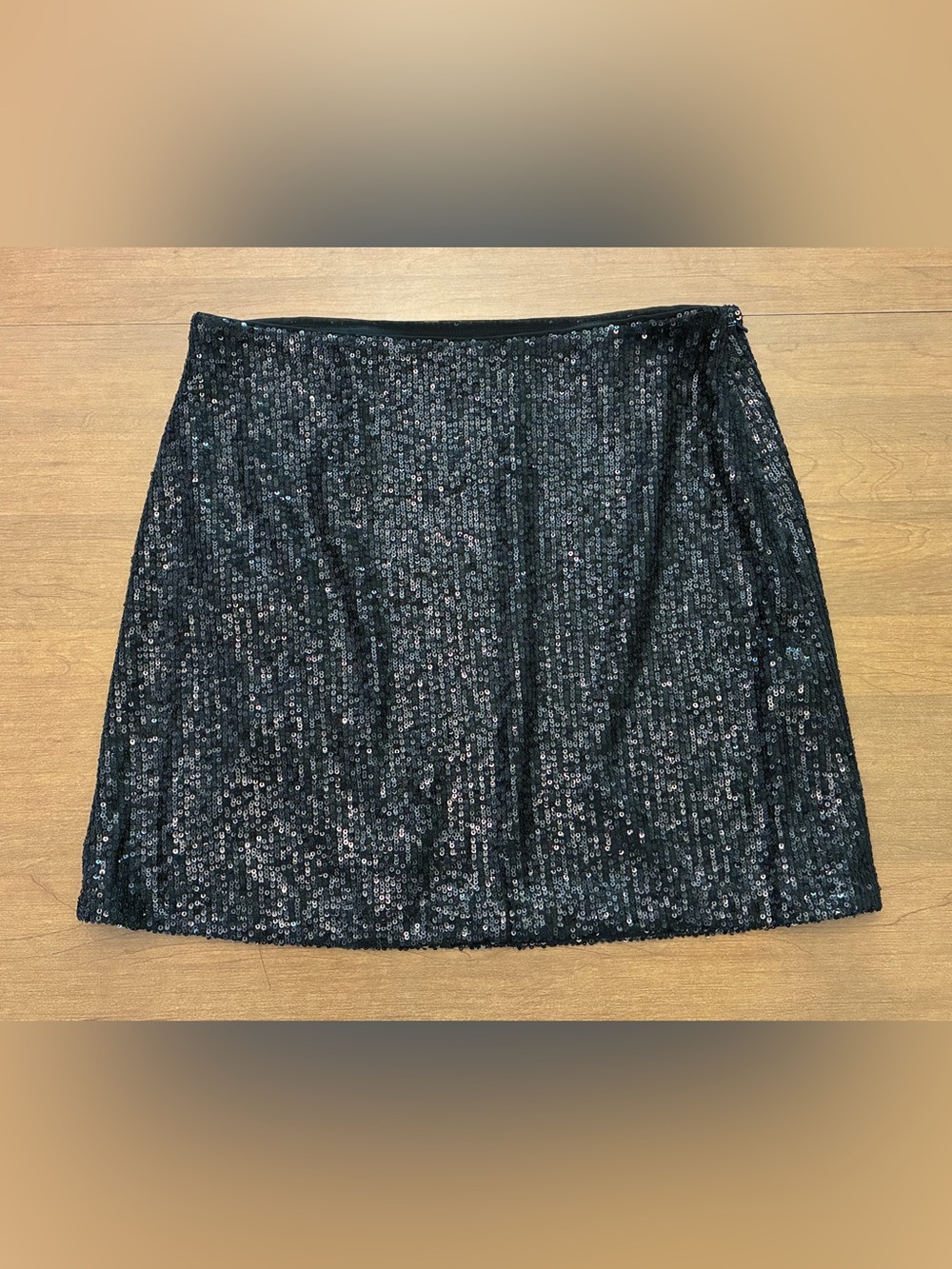 Banana Republic Black Sequin Mini Skirt